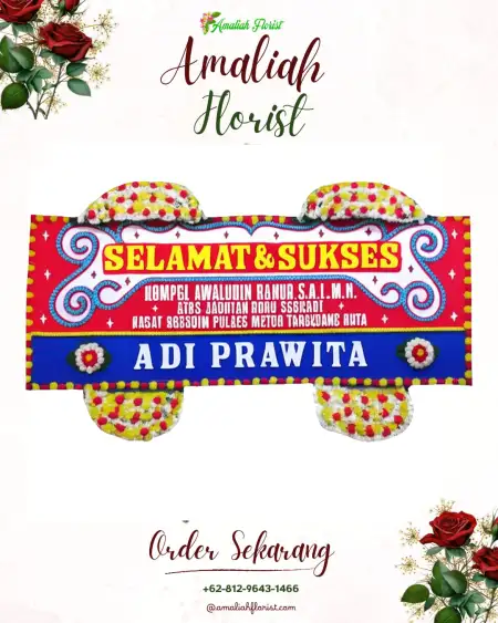 Papan Bunga Ucapan Selamat Asem